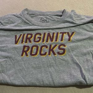 Gray virginity rocks shirt